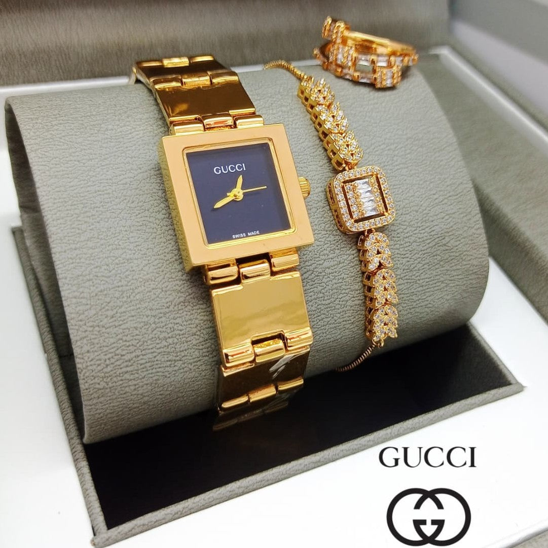 WOMENS OFFER BOX WATCH , BRACELETS , RING VERY SPECIAL OFFER PRICE FOR NATIONAL DAY OF OMAN | WOMENS COMBO 19770