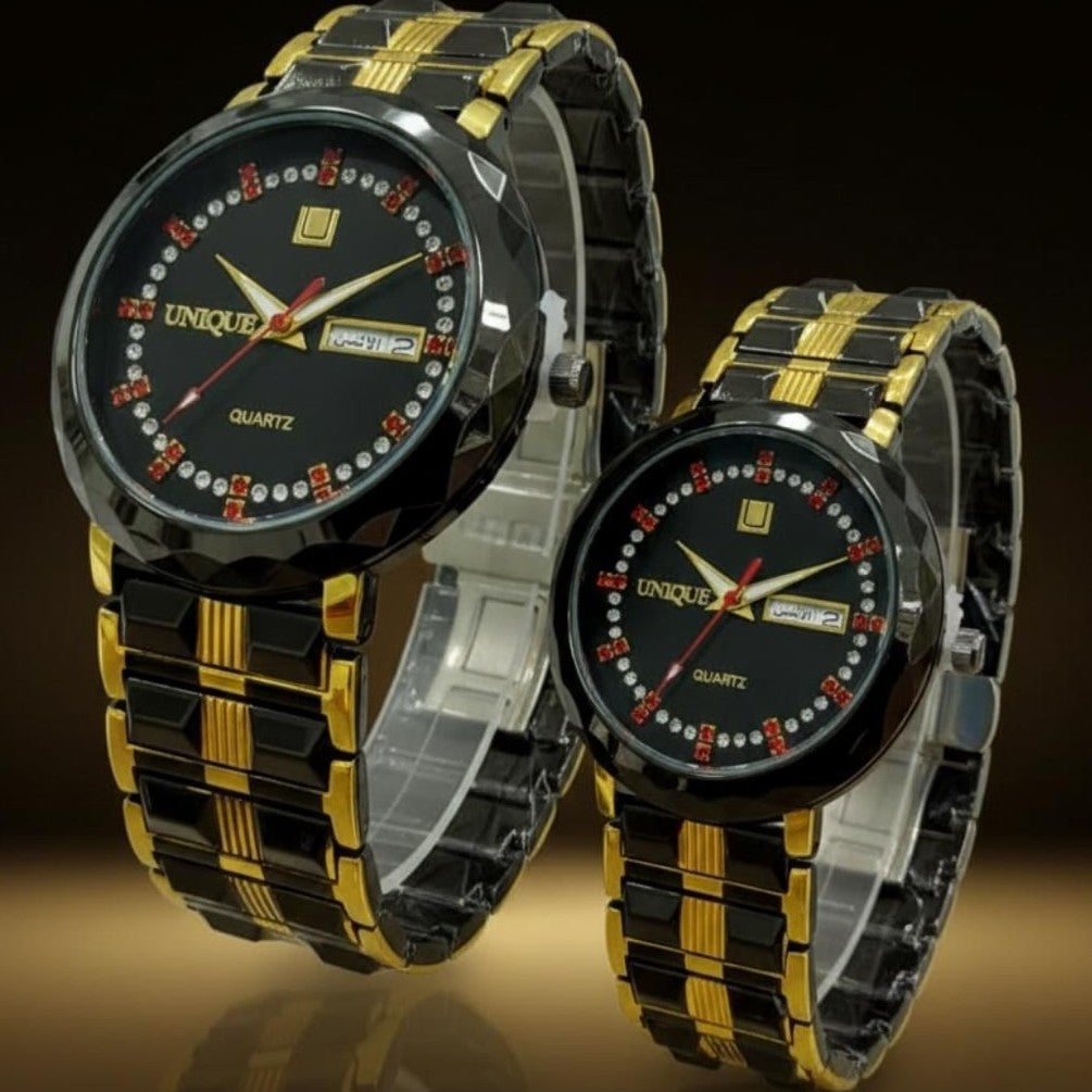 UNIQUE COUPLE WATCH ORIGINAL PRODUCT FULL BODY CERAMIC COLOUR GUARANTEED VERY HIGH QUALITY NOW ALLOVER IN OMAN | UNIQUE ORG C 13391933