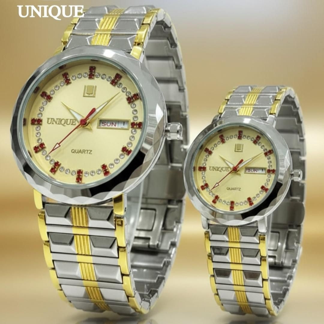 UNIQUE COUPLE WATCH ORIGINAL PRODUCT FULL BODY CERAMIC COLOUR GUARANTEED VERY HIGH QUALITY NOW ALLOVER IN OMAN | UNIQUE ORG C 13391935