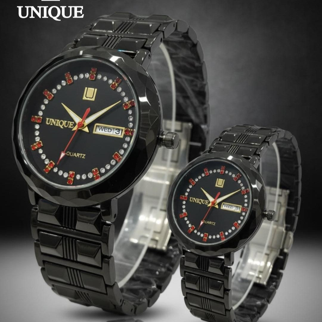 UNIQUE COUPLE WATCH ORIGINAL PRODUCT FULL BODY CERAMIC COLOUR GUARANTEED VERY HIGH QUALITY NOW ALLOVER IN OMAN | UNIQUE ORG C 13391936