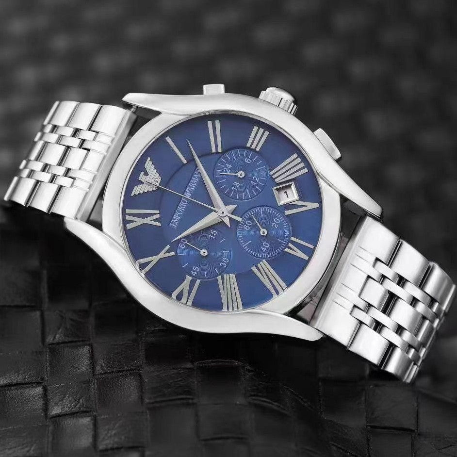 IMPORIO ARMANI ROYAL WATCH FULL CHRNOGRAPH ACTIVE WITH STEEL BODY PREMIUM LOOKS | ARMANI C S 155591