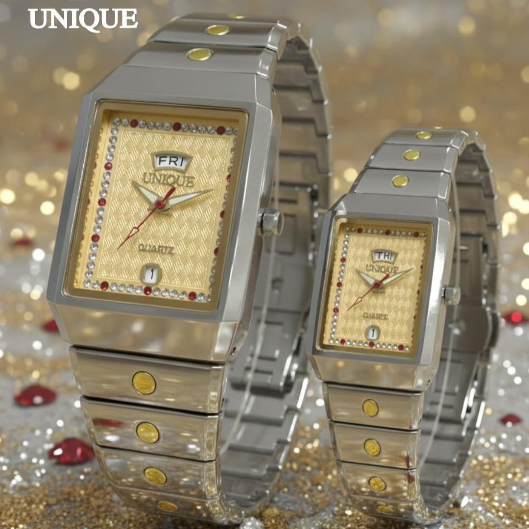 UNIQUE COUPLE WATCH ORIGINAL PRODUCT FULL BODY CERAMIC COLOUR GUARANTEED VERY HIGH QUALITY NOW ALLOVER IN OMAN | UNIQUE ORG C 13391942