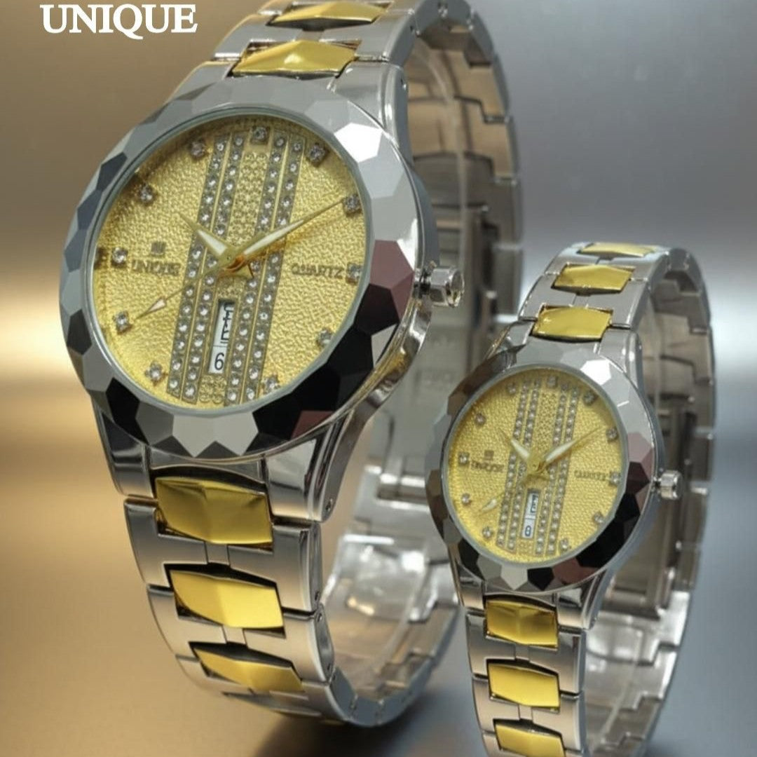UNIQUE COUPLE WATCH ORIGINAL PRODUCT FULL BODY CERAMIC COLOUR GUARANTEED VERY HIGH QUALITY NOW ALLOVER IN OMAN | UNIQUE ORG C 13391997