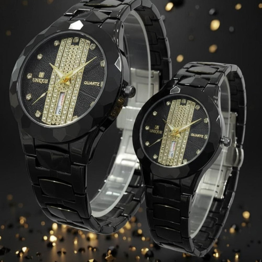UNIQUE COUPLE WATCH ORIGINAL PRODUCT FULL BODY CERAMIC COLOUR GUARANTEED VERY HIGH QUALITY NOW ALLOVER IN OMAN | UNIQUE ORG C 13391998