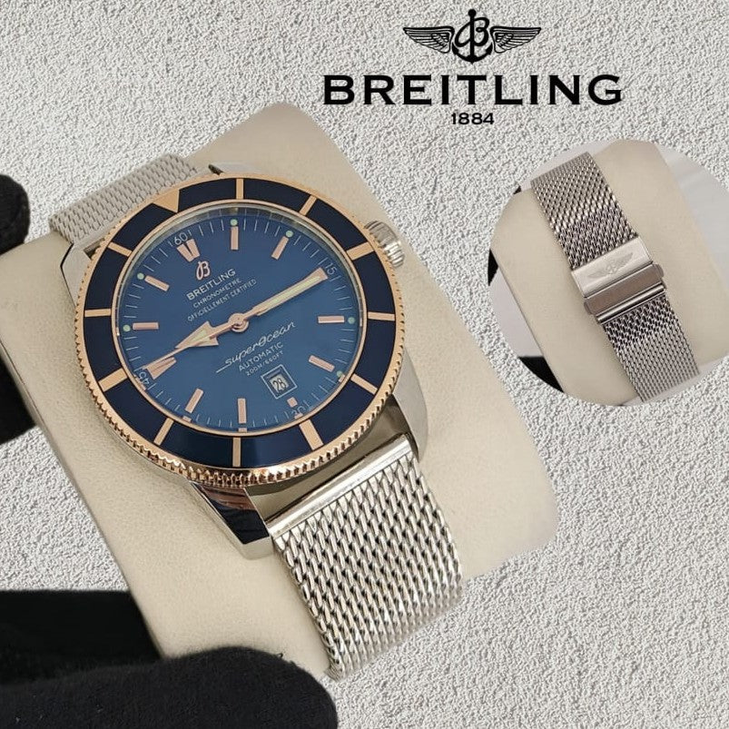 BREITLING SUPEROCEAN CHRNOMETER AUTOMATIC VERY HIGH VOLTAGE DEMANDING TRANDING WATCH NOW ALLOVER IN OMAN| BREITLING SO C 177919555