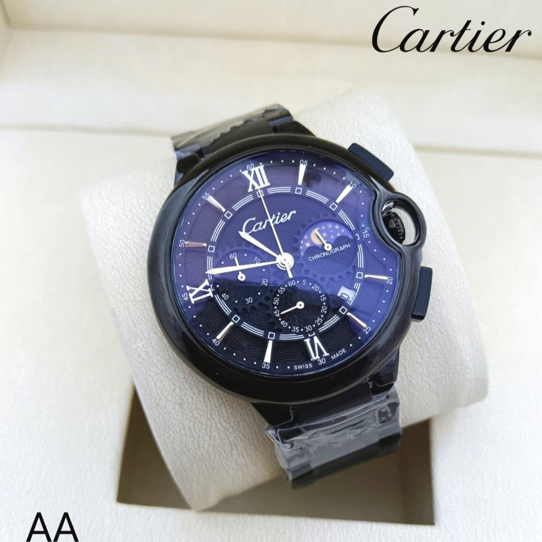 CARTIER BALLON BEUE DE WITH ORIGINAL LEATHER STRAP FULL OF PREMIUM GRADE| CARTIER BALLON 13556