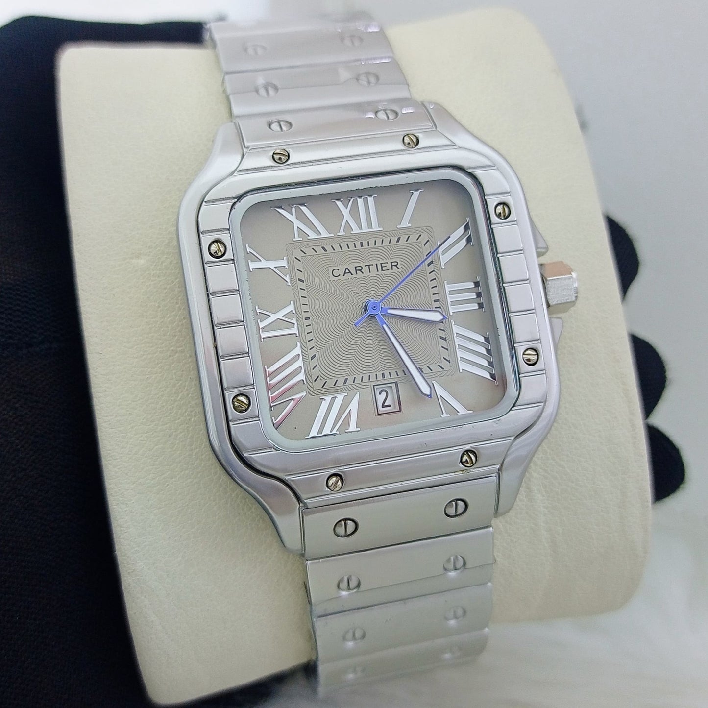 NEW EXCLUSIVE CARTIER WATCH FULL METAL BODY COLOUR GUARANTEE 5 YEARS JUST ARRIVED | CARTIER EXCLUSIVE 17975771