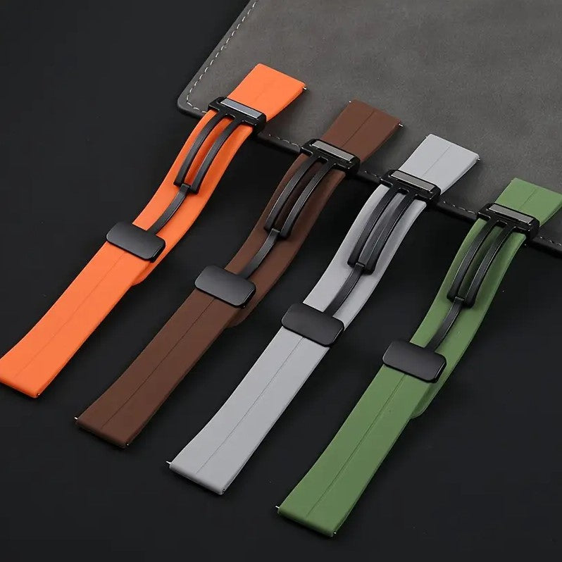 NEW CASIO WATCH WITH MAGNETIC SILICONE STRAP NOW ALLOVER IN OMAN | CASIO 155731