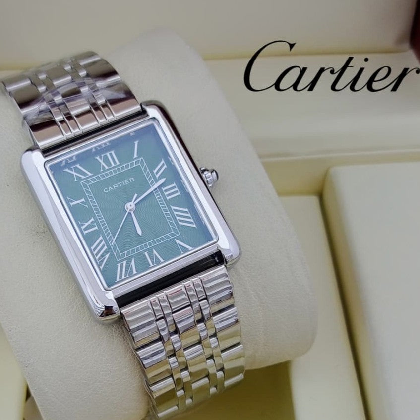 NEW EXCLUSIVE CARTIER TANK STEEL CHAIN MASSIVE LOOKS PREMIUM QUALITY NATIONAL DAY OFFER PRICE NOW ALLOVER IN OMAN | CARTIER TANK 1335993