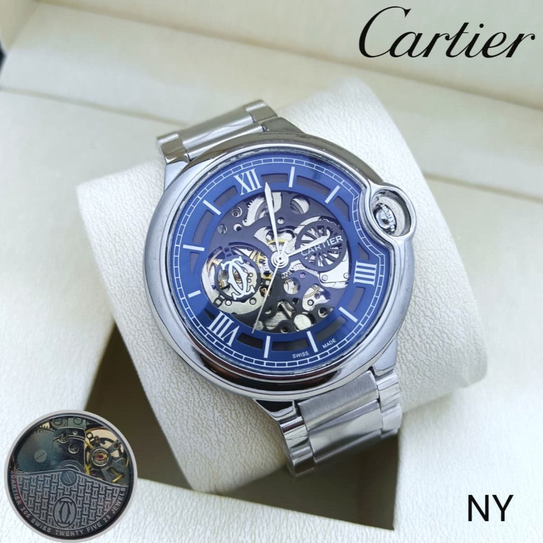 LUXURY CARTIER WATCH MECHANICAL VERY STYLISH VALUE FOR MONEY NOW ALLOVER IN OMAN | CARTIER MECHANICAL 199974