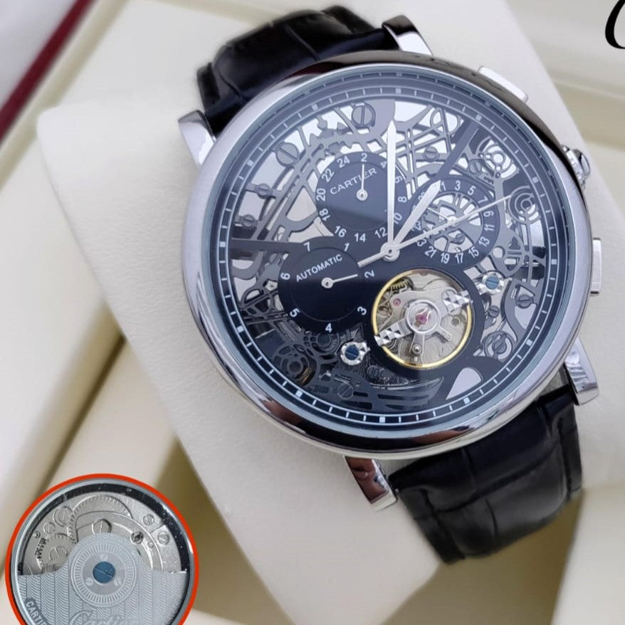LUXURY CARTIER AUTOMATIC MENS WATCH | CARTIER AUTOMATIC 55774