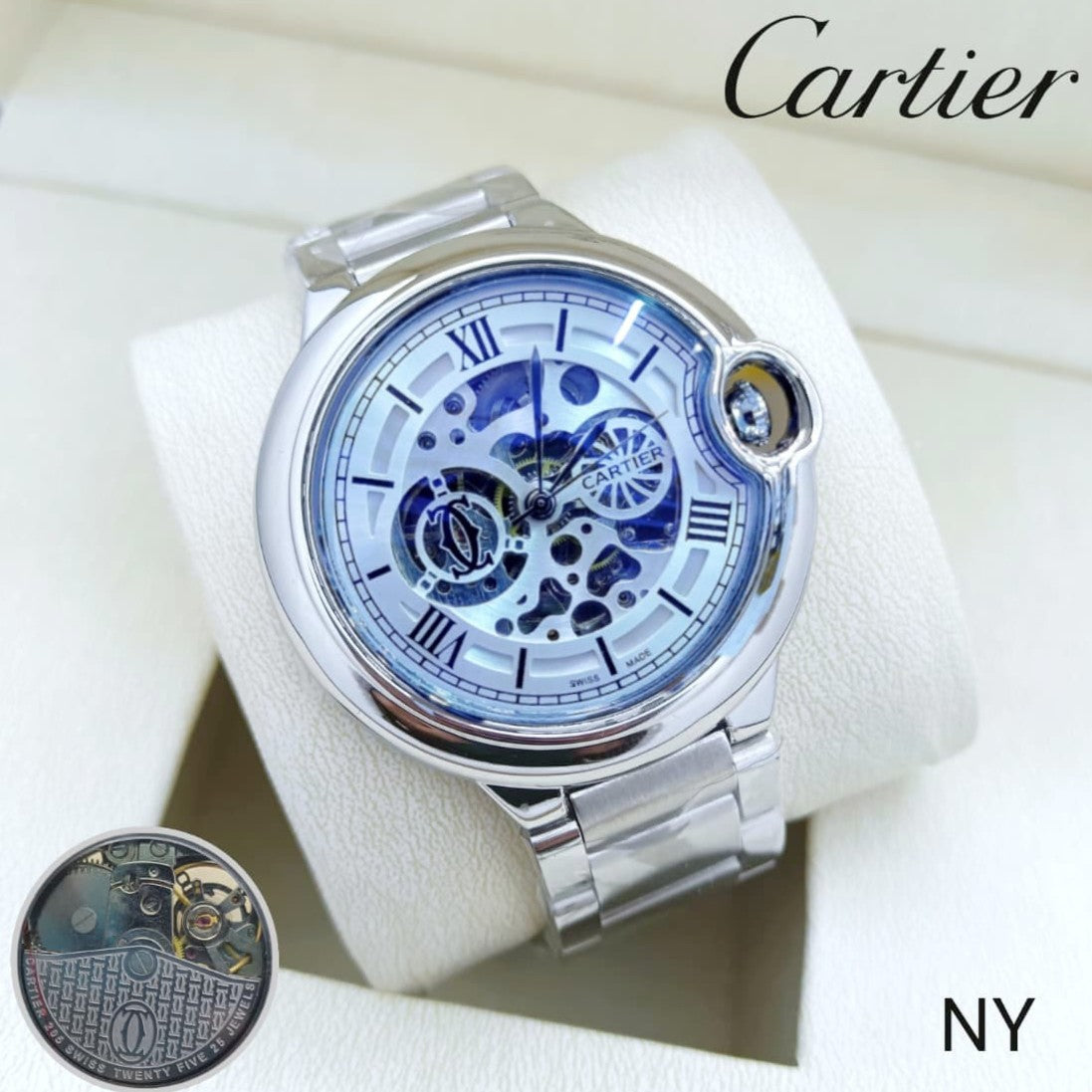 LUXURY CARTIER WATCH MECHANICAL VERY STYLISH VALUE FOR MONEY NOW ALLOVER IN OMAN | CARTIER MECHANICAL 199975