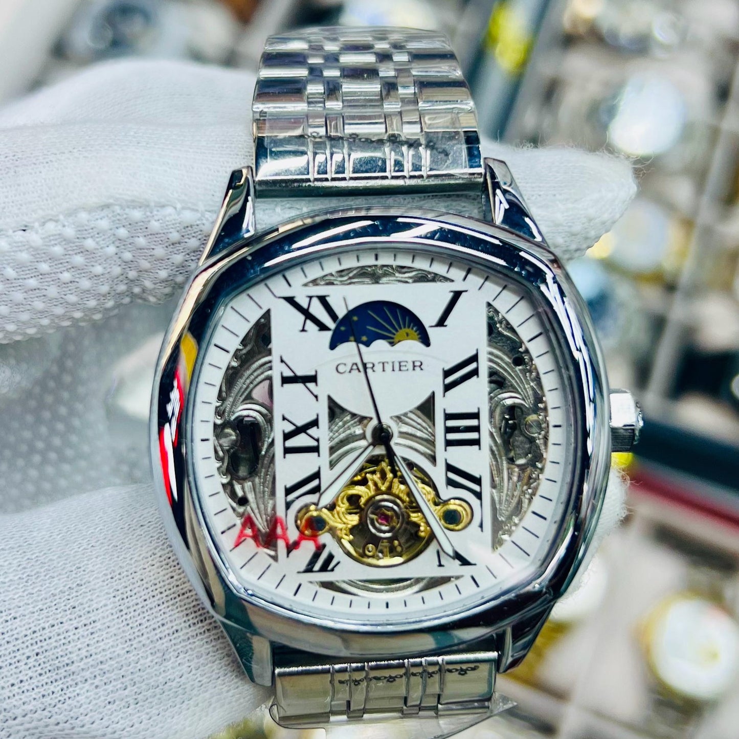 LUXURY CARTIER WATCH WITH CHRNOGRAPH VERY STYLISH VALUE FOR MONEY| CARTIER 15668975