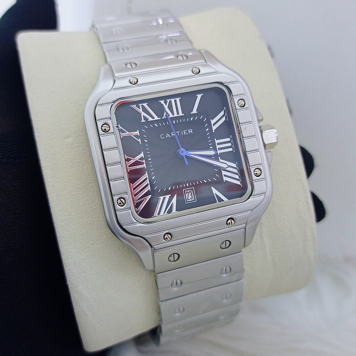 NEW EXCLUSIVE CARTIER WATCH FULL METAL BODY COLOUR GUARANTEE 5 YEARS JUST ARRIVED | CARTIER EXCLUSIVE 17975775
