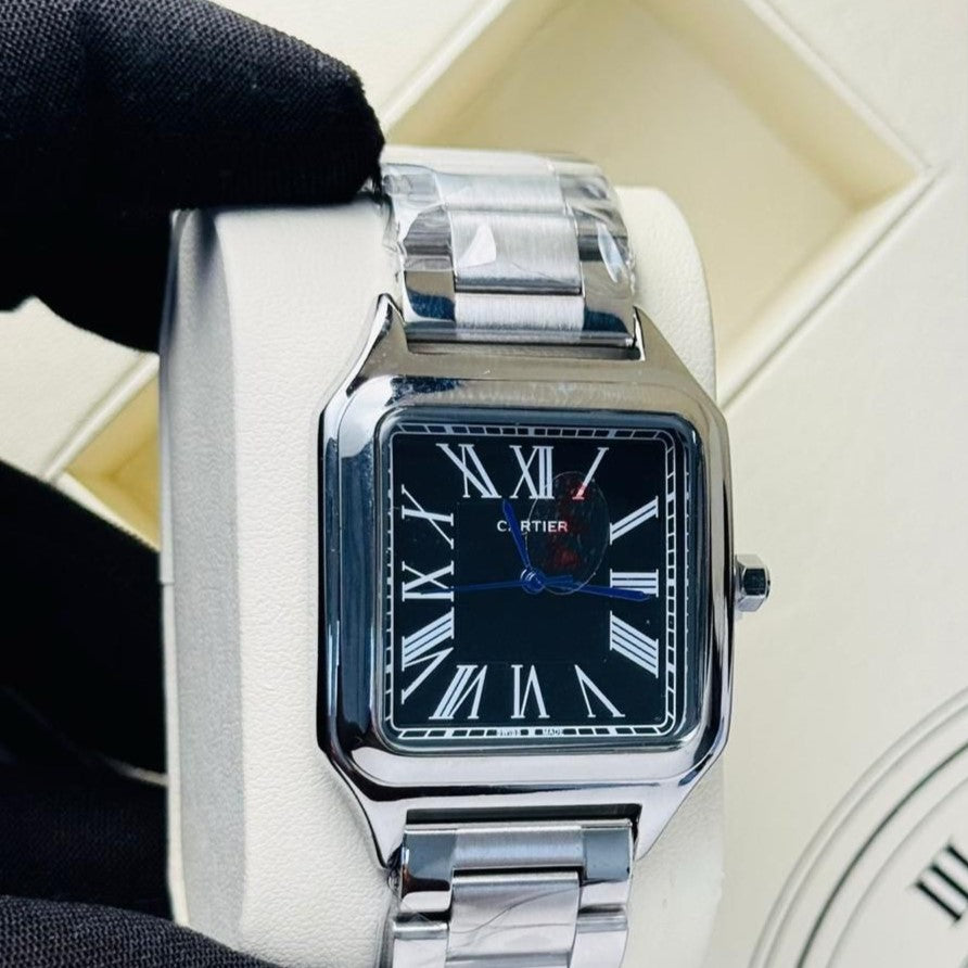 NEW EXCLUSIVE CARTIER WATCH WITH STAINLESS STEEL NEW SHAPE | CARTIER NEW 1757577