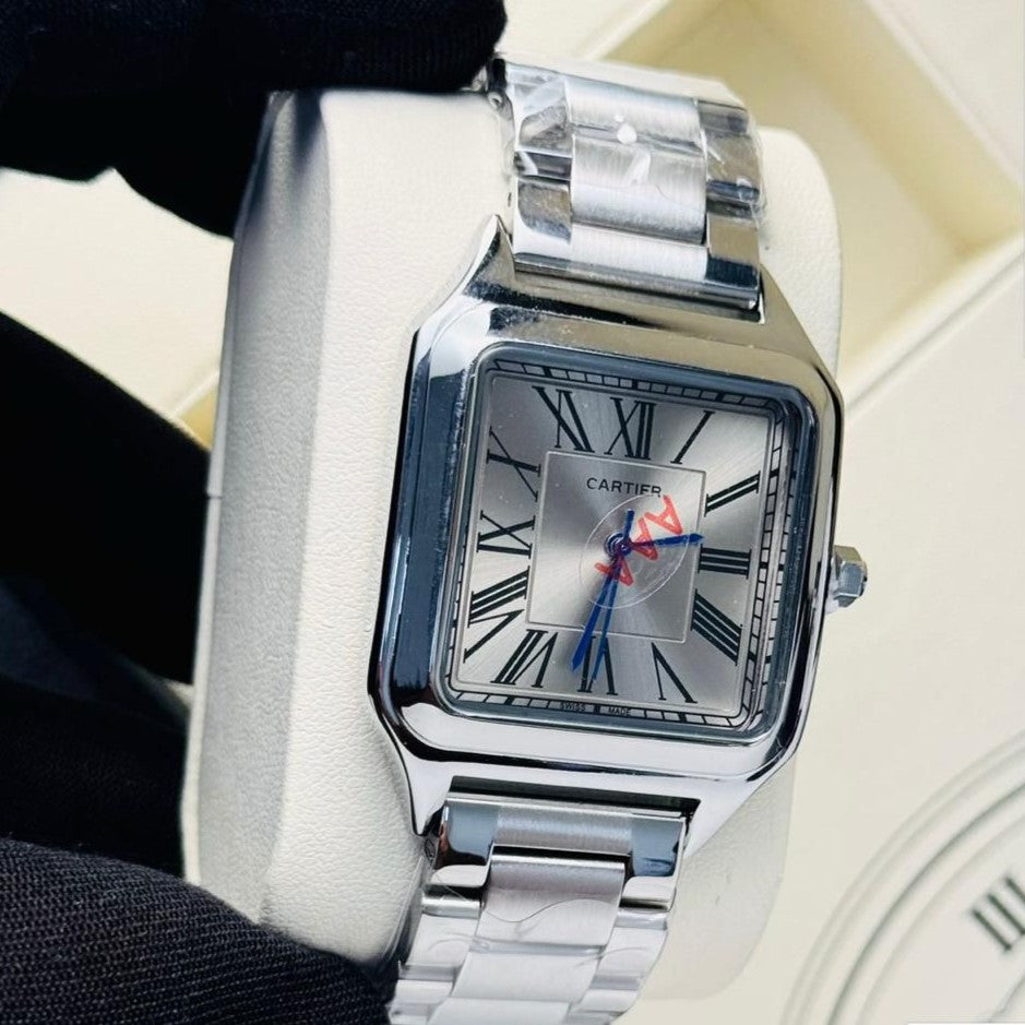 NEW EXCLUSIVE CARTIER WATCH WITH STAINLESS STEEL NEW SHAPE | CARTIER NEW 1757578