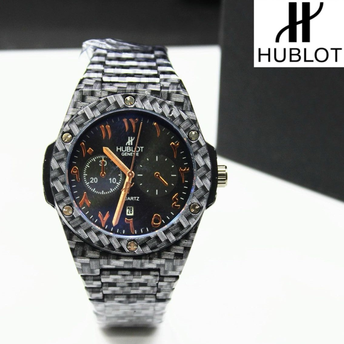 HUBLOT WATCH WITH MILITARY LOOK HIGH PERFORMANCE PREMIUM BUILT QUALITY| HUBLOT MILITARY 199971
