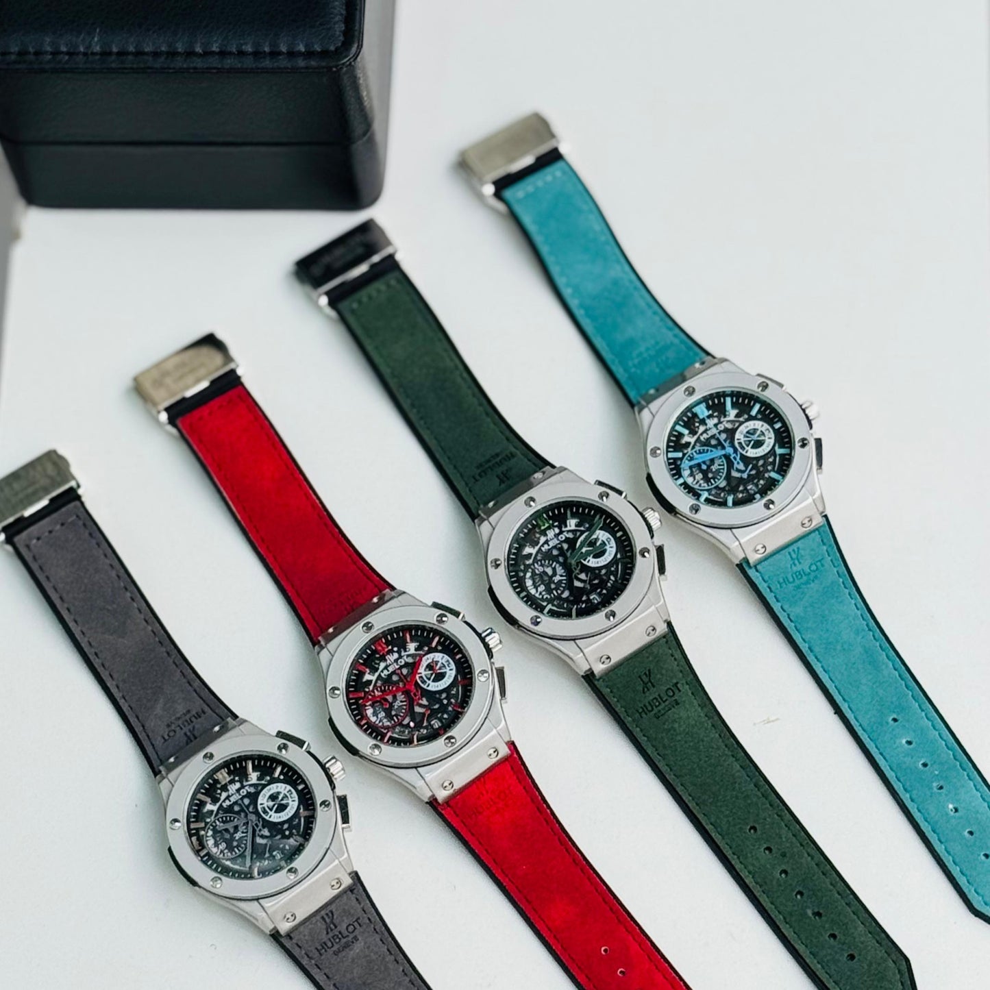 HUBLOT WATCH WITH MILITARY LOOK FULL CHRNOGRAPH ACTIVE HIGH PERFORMANCE | HUBLOT CHRNO 15579934