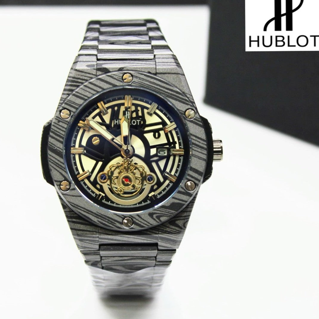 HUBLOT WATCH WITH MILITARY LOOK HIGH PERFORMANCE PREMIUM BUILT QUALITY| HUBLOT MILITARY 199976