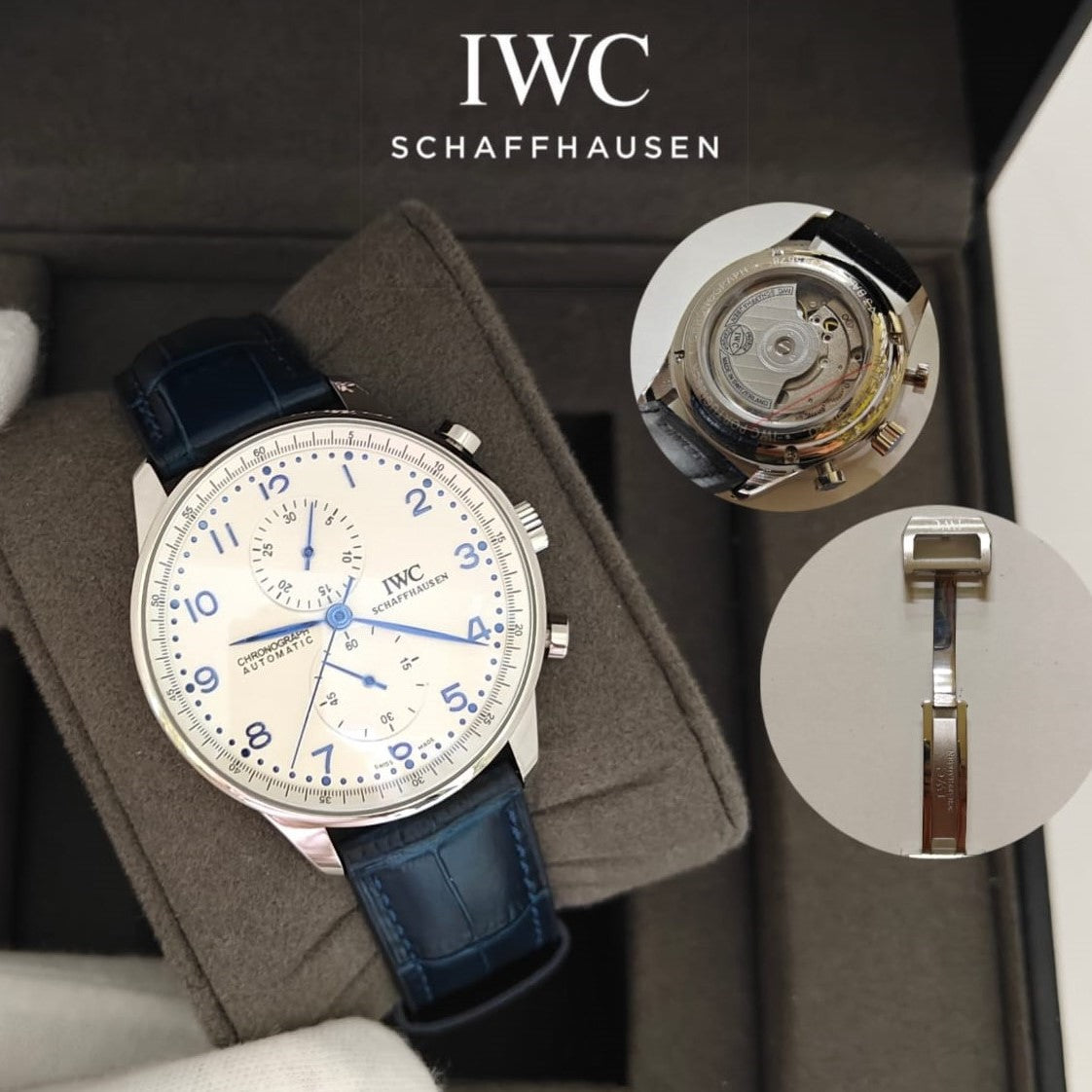 LUXURY INGENIEUR AUTOMATIC CHRNOGRAPH A LEGEND IN ITS TIME , A LEGEND TODAY IWC SCHAFFHAUSEN | IWC 155577