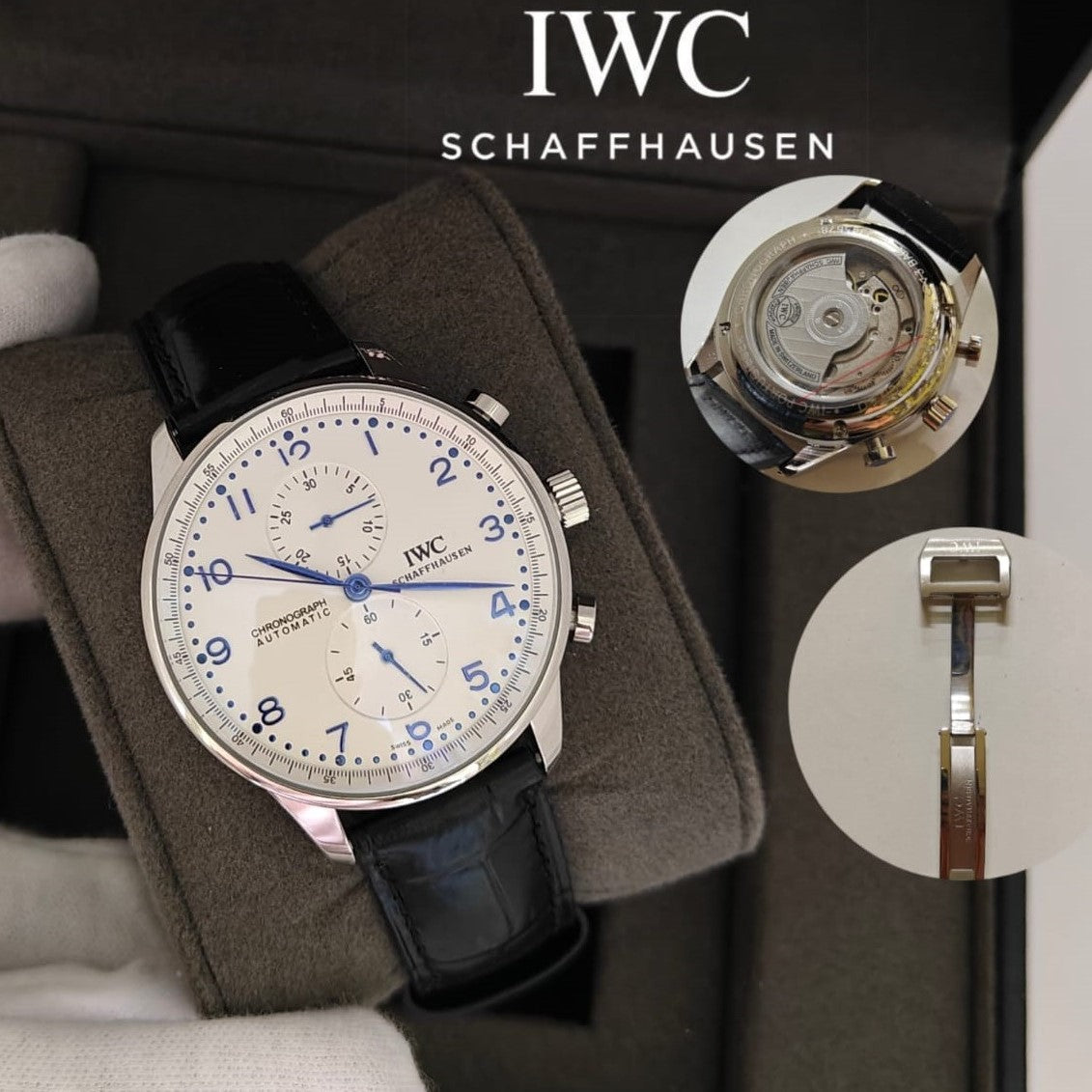 LUXURY INGENIEUR AUTOMATIC CHRNOGRAPH A LEGEND IN ITS TIME , A LEGEND TODAY IWC SCHAFFHAUSEN | IWC 155579