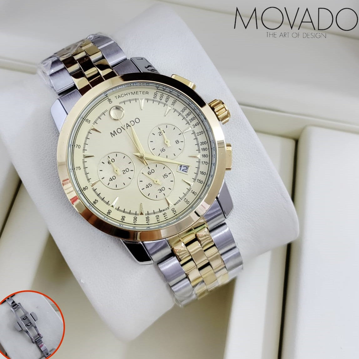 The name "Movado," meaning "always in motion" BEST CHRNOGRAPH MOVADO WATCH WITH HIGH PERFORMANCE NOW IN OMAN| MOVADO CHRNO 133991