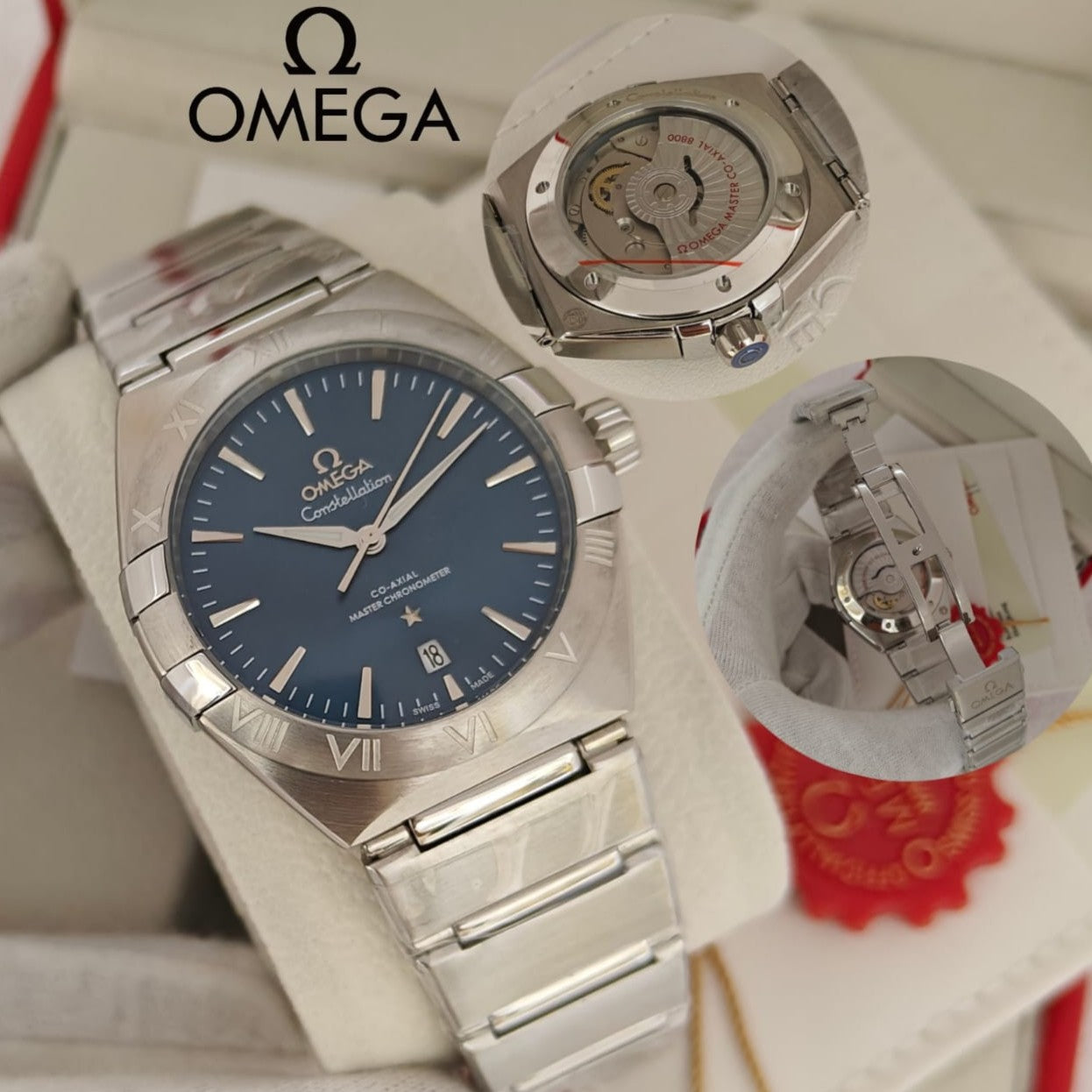 OMEGA CONSTELLATION AUTOMATIC FULL STEEL BODY LUXURY WATCH 5 YEARS WARRANTY VERY HIGH VOLTAGE WATCH | OMEGA CONSTELLATION 1999771