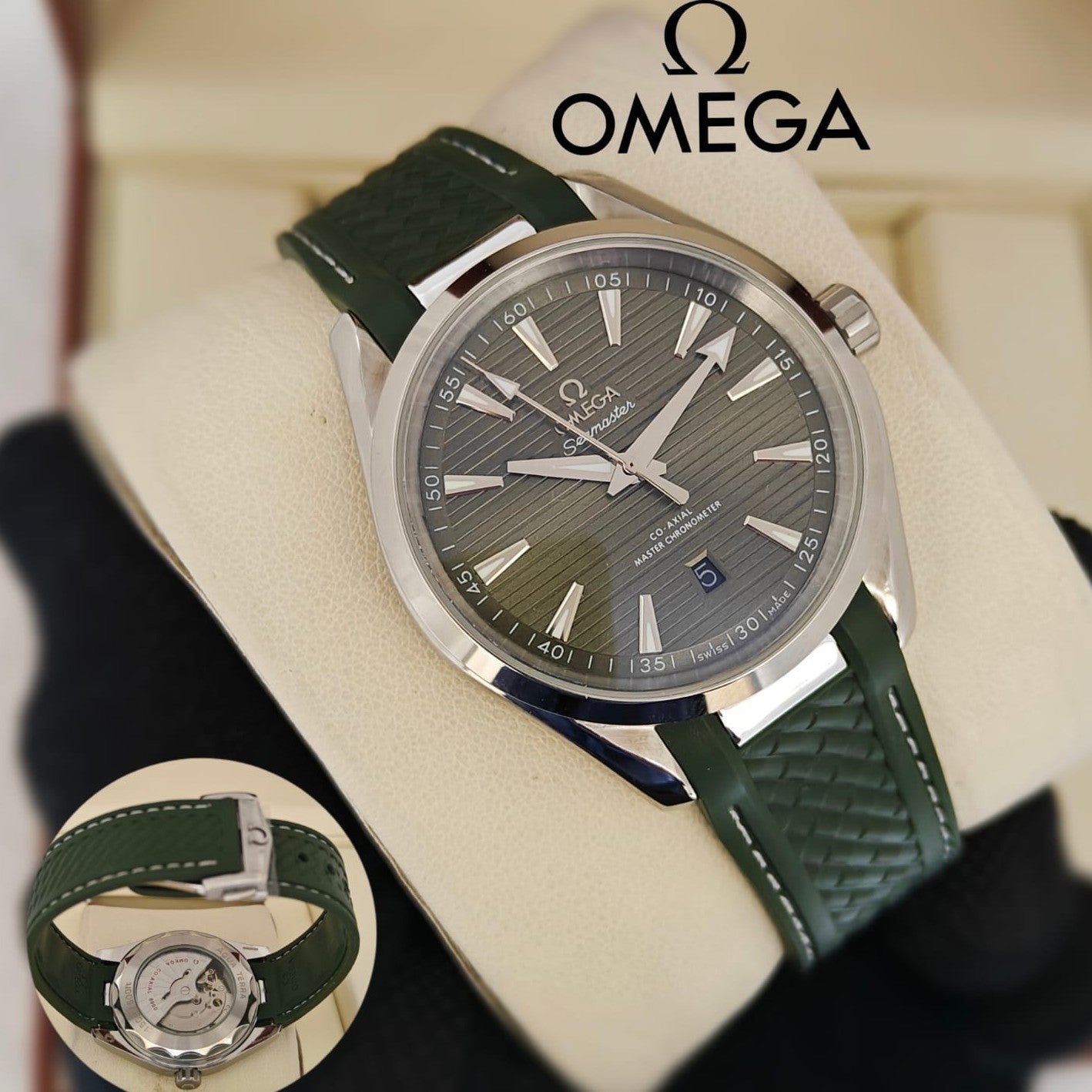 LUXURY OMEGA SEAMASTER AUTOMATIC VERY PREMIUM ROYAL WATCH WITH CALSP LOCK | OMEGA SM A 1337976