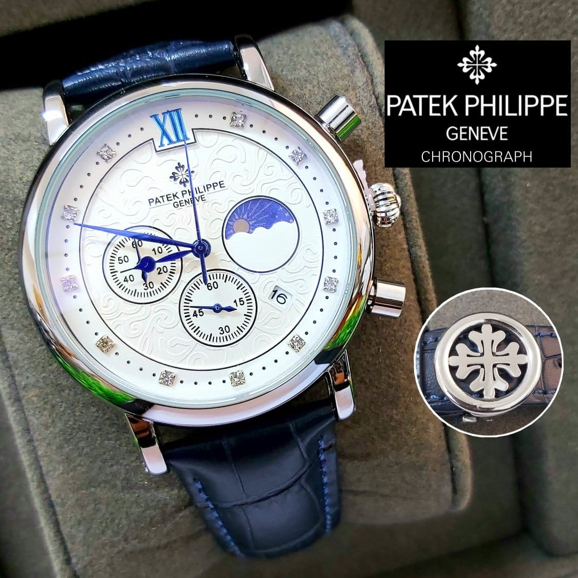 PATEK PHILIPPE EXCELLENT LEATHER COLLECTION VERY EXCLUSIVE WATCH | PATEK LEATHER 0981