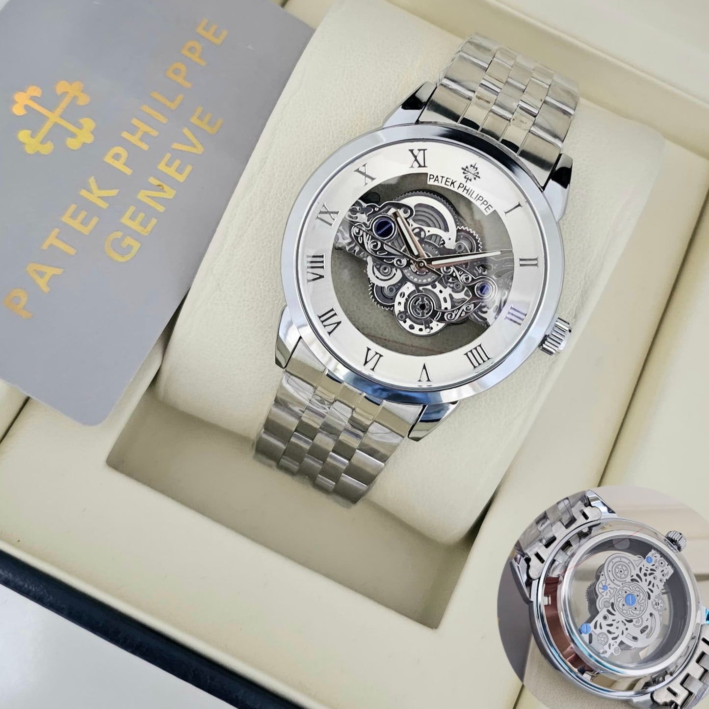 PATEK PHILIPPE OPEN MACHINE METAL BODY TRANSPARENT AWESOME LOOKS NOW ALL OVER IN OMAN | PATEK PHILIPPE TP M 1391391