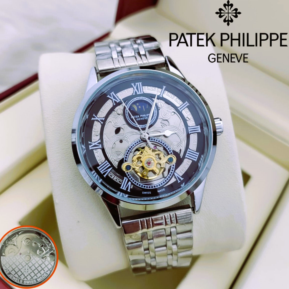 1:1 LUXURY PREMIUM QUALITY AUTOMATIC PATEK PHILIPPE WATCH PP