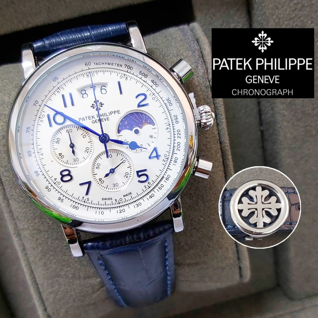 PATEK PHILIPPE EXCELLENT LEATHER COLLECTION VERY EXCLUSIVE WATCH | PATEK LEATHER 0983