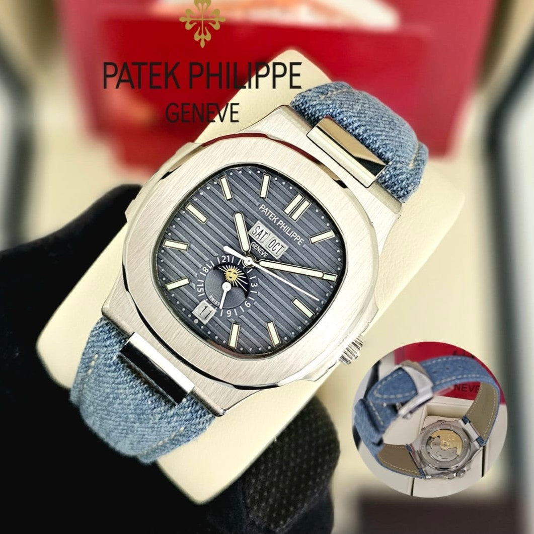 LUXURY PATEK PHILIPPE NAUTILUS AUTOMATIC THE ANTIC PIS VERY HIGH DEMANDING WATCH IN A RAW NOW AVAILABLE FAST FASHION IN OMAN | PATEK PHILIPPE NAUTILUS 19799595