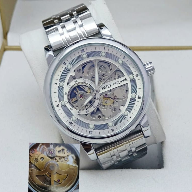AUTOMATIC PATEK PHILIPPE WATCH STAINLESS STEEL BODY COLOUR GURANTEED | PP MECHANICAL 1333917173
