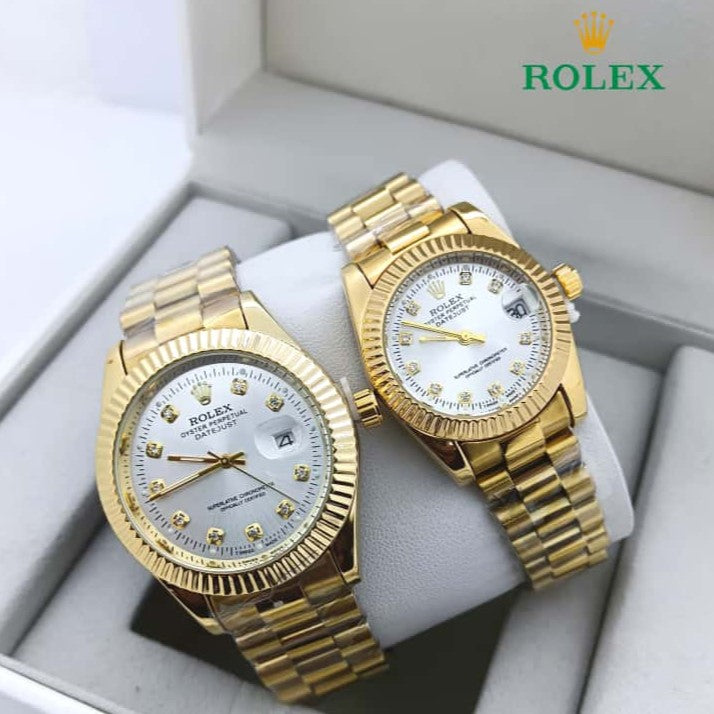 NEW SHIPMENT OF ROLEX COUPLE WATCH WITH ROLEX COUPLE BOX NOW STARTING MEGA OFFER IN ALLOVER OMAN WITH FREE DELIVERY | ROLEX COUPLE WATCH 15533744