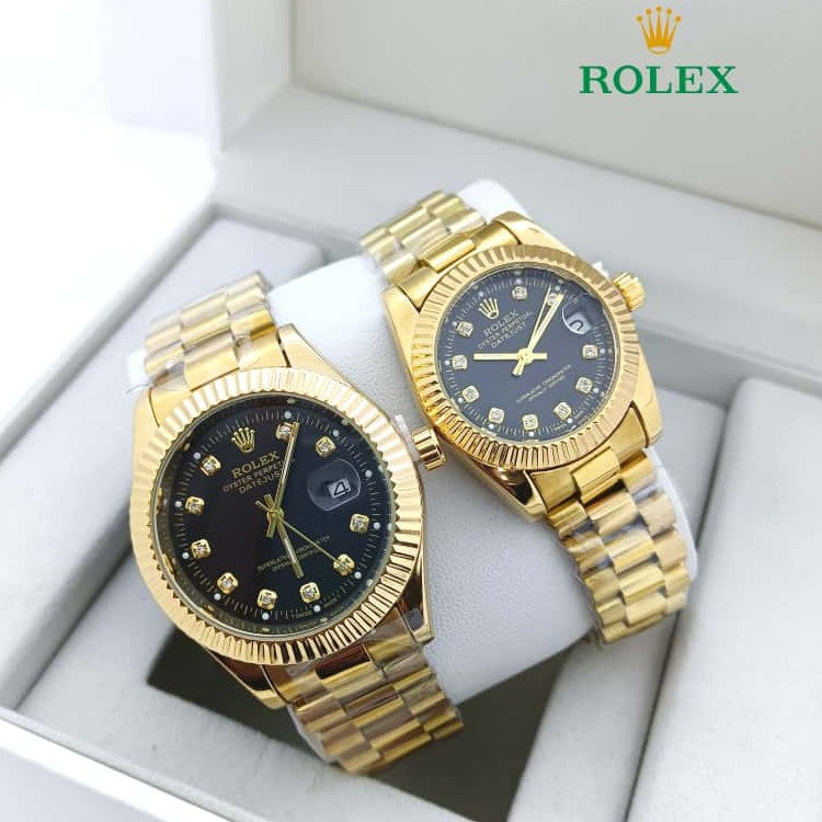 NEW SHIPMENT OF ROLEX COUPLE WATCH WITH ROLEX COUPLE BOX NOW STARTING MEGA OFFER IN ALLOVER OMAN WITH FREE DELIVERY | ROLEX COUPLE WATCH 15533745