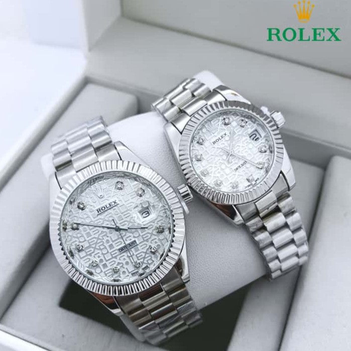 NEW SHIPMENT OF ROLEX COUPLE WATCH WITH ROLEX COUPLE BOX NOW STARTING MEGA OFFER IN ALLOVER OMAN WITH FREE DELIVERY | ROLEX COUPLE WATCH 15533731