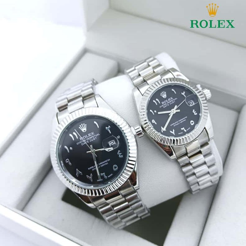 NEW SHIPMENT OF ROLEX COUPLE WATCH WITH ROLEX COUPLE BOX NOW STARTING MEGA OFFER IN ALLOVER OMAN WITH FREE DELIVERY | ROLEX COUPLE WATCH 15533721