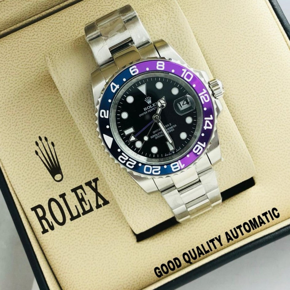LUXURY ROLEX GMT FULL AUTOMATIC WITH ORIGINAL ROLEX BOX| ROLEX GMT 590893
