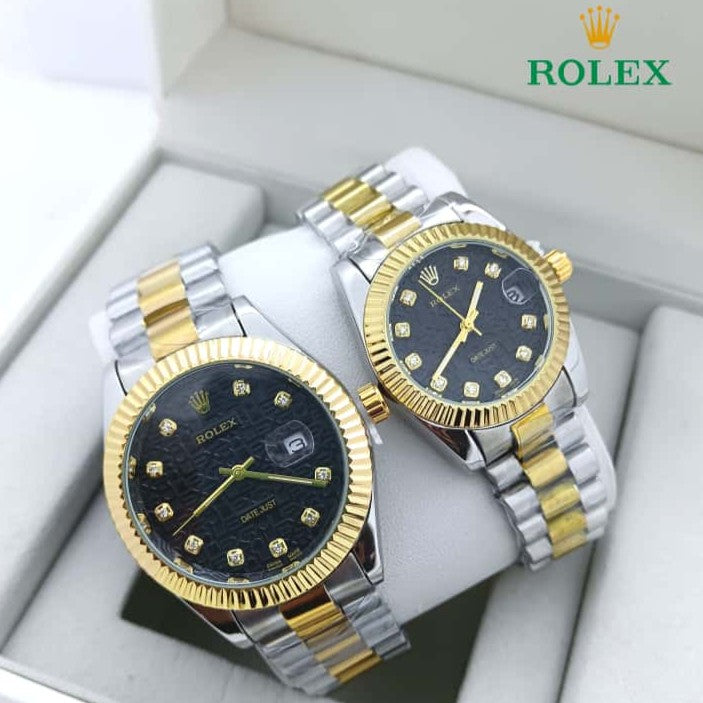 NEW SHIPMENT OF ROLEX COUPLE WATCH WITH ROLEX COUPLE BOX NOW STARTING MEGA OFFER IN ALLOVER OMAN WITH FREE DELIVERY | ROLEX COUPLE WATCH 15533733