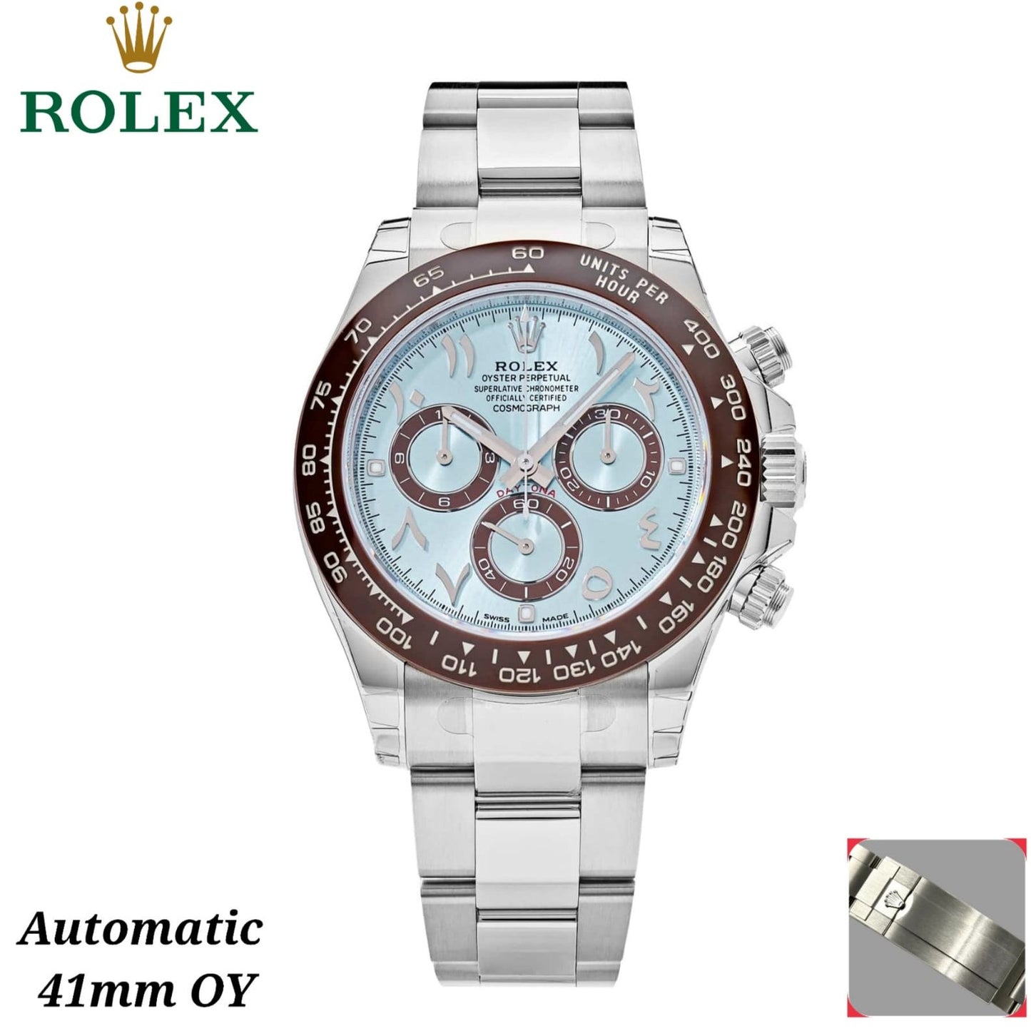 LUXURY ROLEX DAYTONA FULLY STAINLESS STEEL MASTER VERSION WITH ORIGINAL ROLEX BIG BOX|ROLEX DAYTONA 1777997