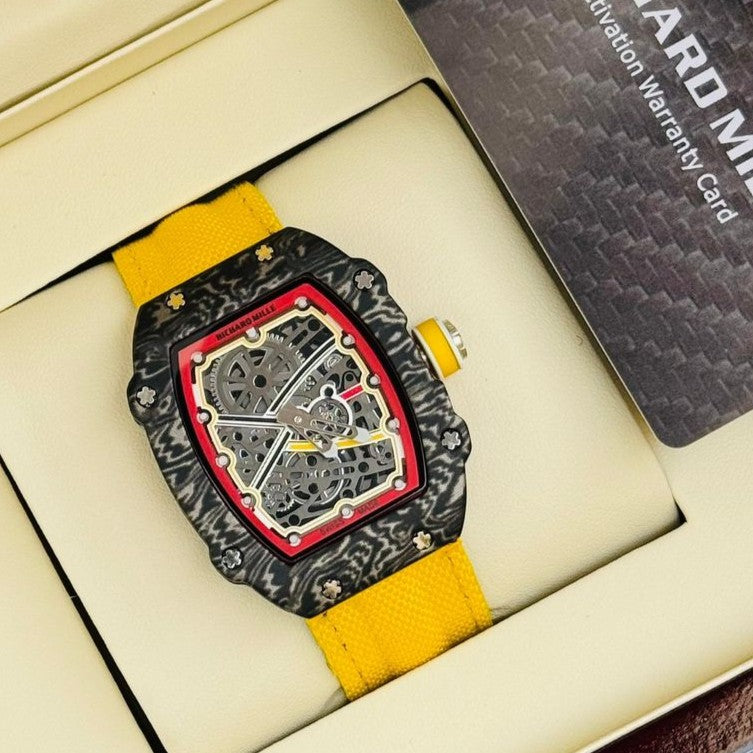 RICHARD MILLE ....NYLON BELT STYLE HAS NO LIMITES PASSION IS INCREDIBLE JUST GO ON |RICHARD M SERIES 135339197