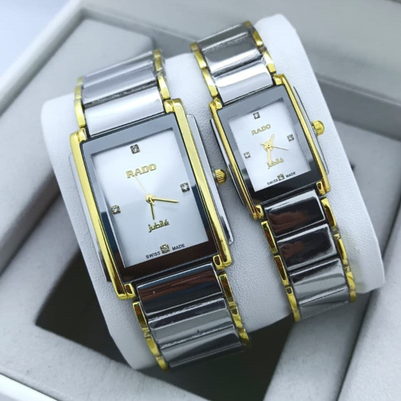 RADO JUBILE SQUARE SHAPE COUPLE WATCH VERY HIGH QUALITY | RADO COUPLE JUBILE 7997635