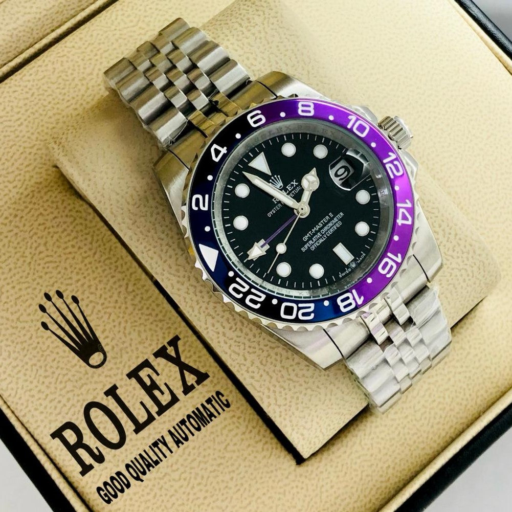 LUXURY ROLEX GMT FULL AUTOMATIC WITH ORIGINAL ROLEX BOX| ROLEX GMT 590897