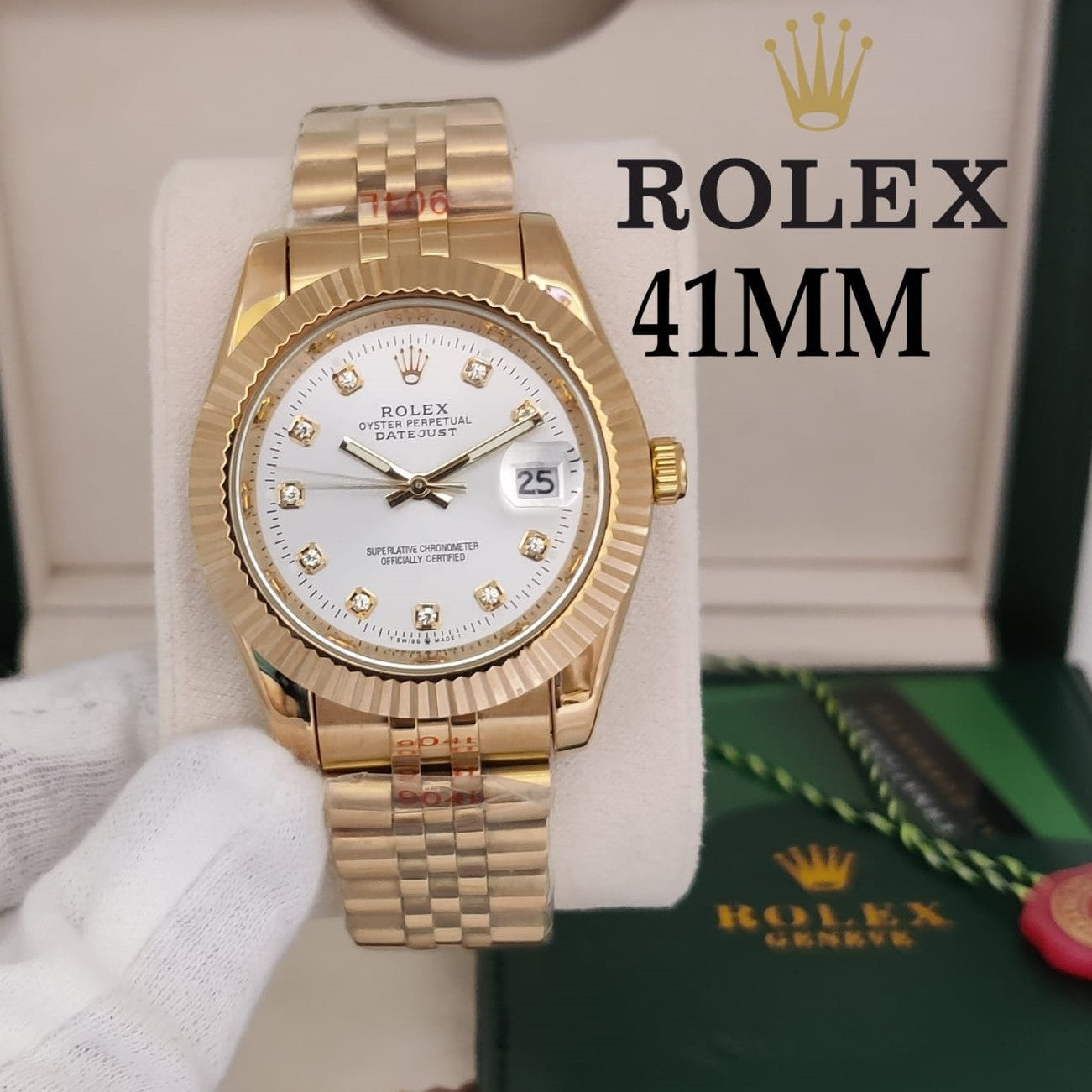 ROLEX OYESTER SS METAL BODY COLOUR GUARANTEE 5 YEARS HIGH PERFORMANCE | ROLEX METAL 15338