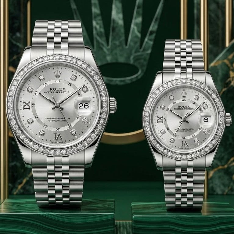 ROLEX COUPLE WATCH WITH BIG DISCOUNT WITH COUPLE ROLEX BOX| ROLEX COUPLE 1333757755
