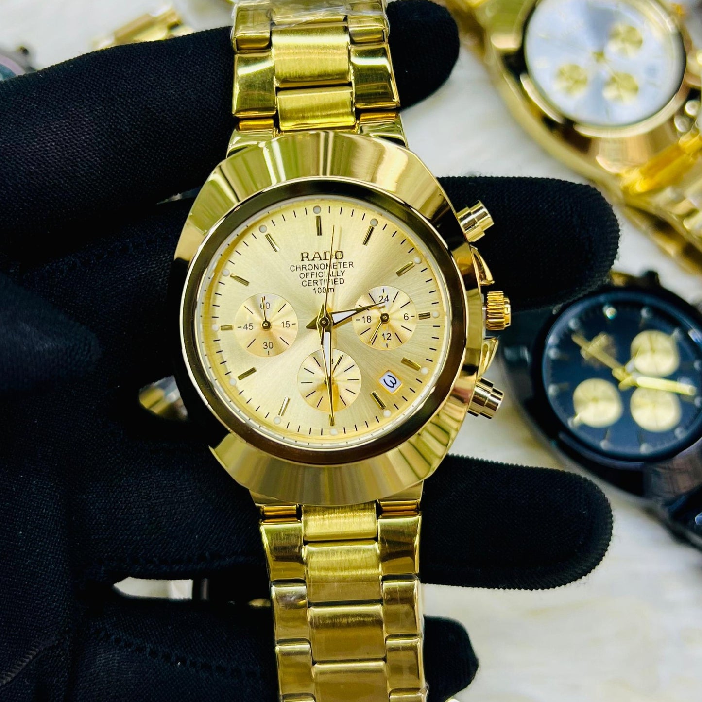 POPULAR RADO DIASTAR CHRNOGRAPH WITH 1 YEAR SERVICE WARRANTY NOW ALLOVER IN OMAN | RADO DC 155579