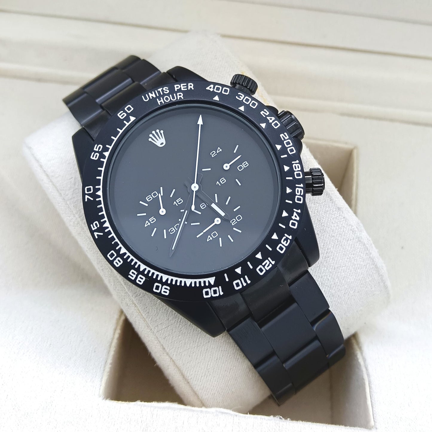 ROLEX OYESTER CHRNOGRAPH WATCH STAINLESS STEEL FIRST COPY SUPER LOOK | ROLEX CHRNOGRAPH 15531