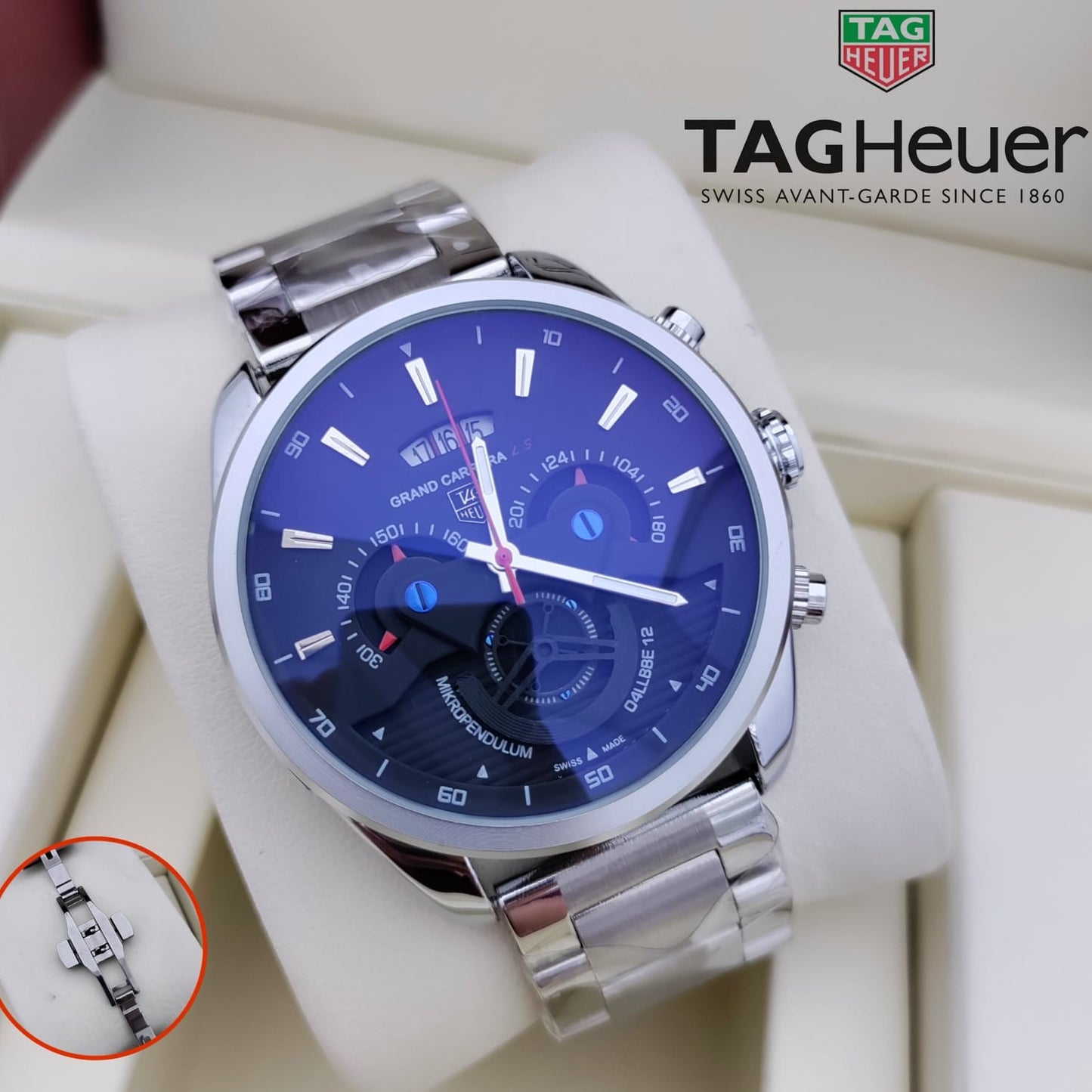 LUXURY CHRNOGRAPH WATCHES FOR MEN "Don't Crack Under Pressure"| TAG HEUER 777221