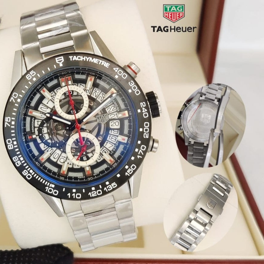 LUXURY TAG Heuer CARRERA CALIBRE SKULL METAL HIGH PROFILE | TAG HEUER SKULL 1555793